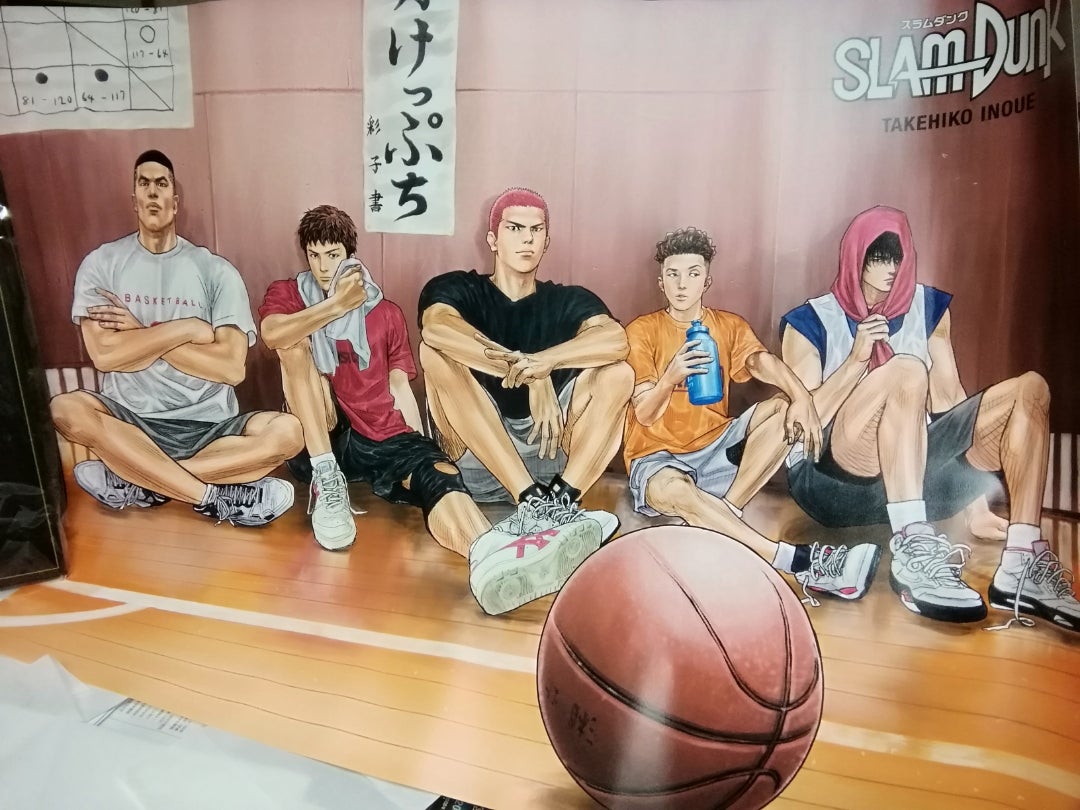 直販人気商品 スラムダンク 特大ポスター 新品額縁付き www.unamec.com.br