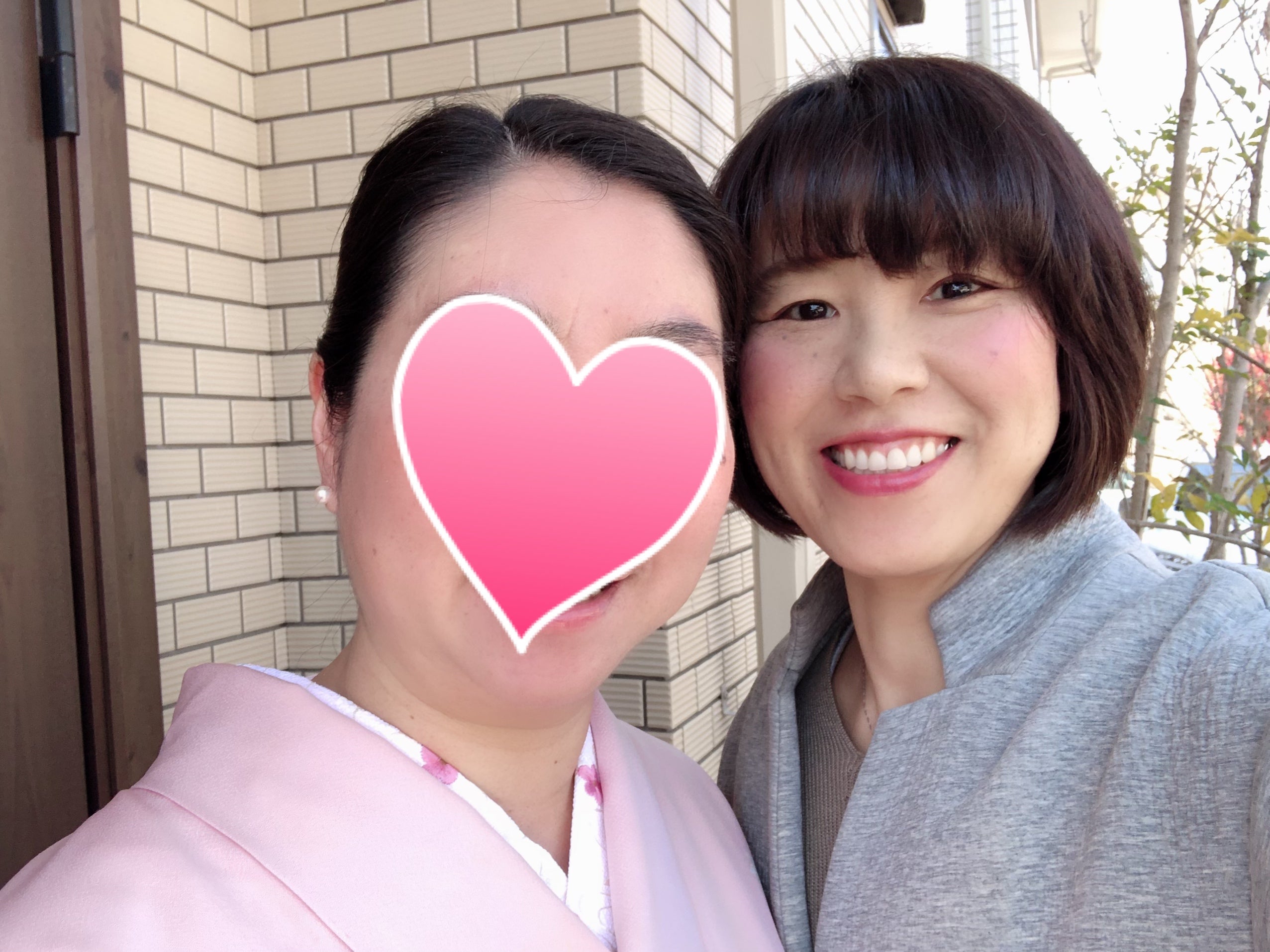 卒業式と入学式で、帯締めと髪型を変えてみました、の着物コーデ！ 京都の顔タイプ着物診断＊着物パーソナルカラー診断