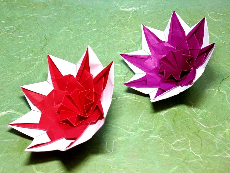 折り紙 つつじ 花の飾りおりがみ 折り紙の楽しみ