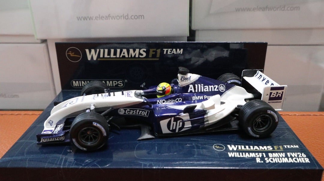 MINICHAMPS]1/43 Williams BMW FW26 R.シューマッハ❗️ | YuyaのBlog❗️