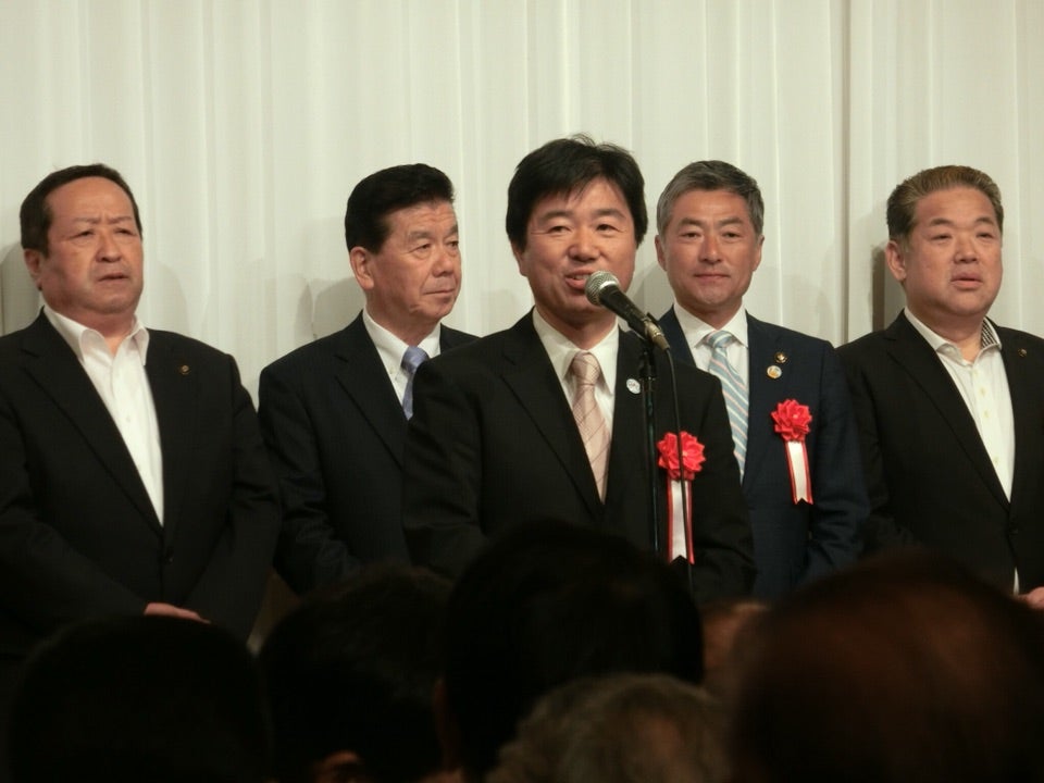 岡田広先生の参議院自民党議員副会長就任を祝い更なる活躍を期する会