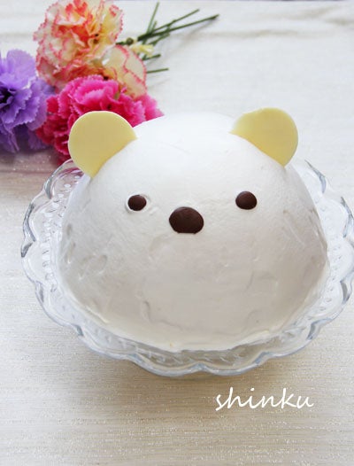 しろくまドームケーキ いちごクリーム 冬のひいらぎ 秋のかえで Shinkuのレシピ ライフ
