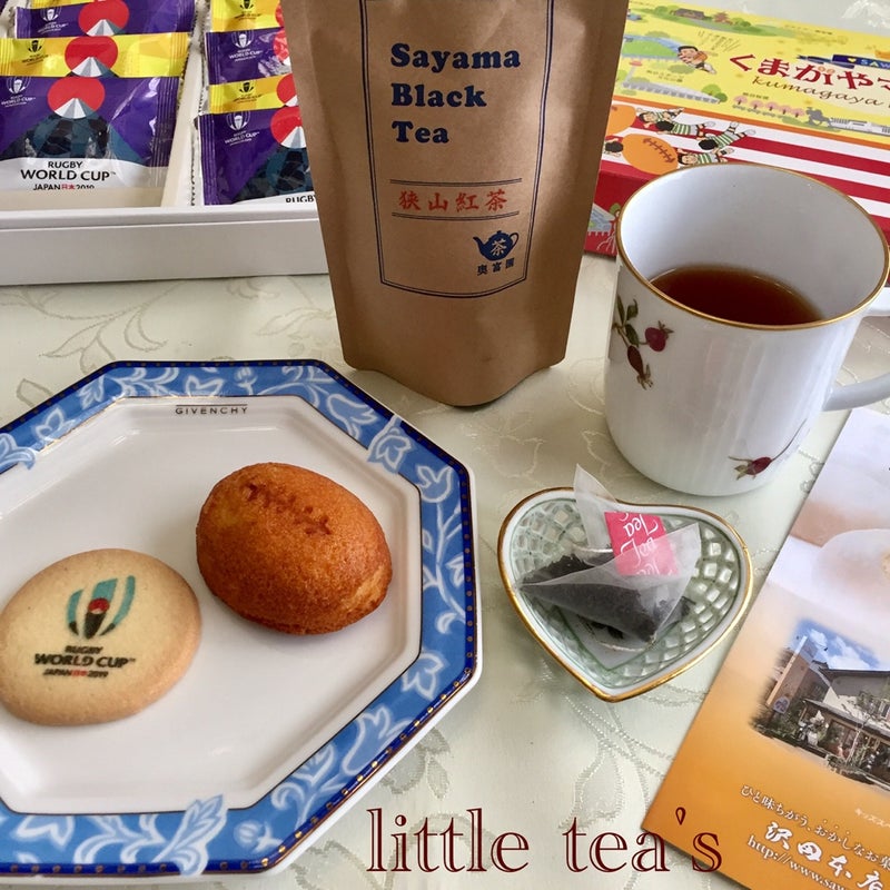 狭山奥富製茶園の狭山紅茶 とラグビーワールドカップのお菓子 ...