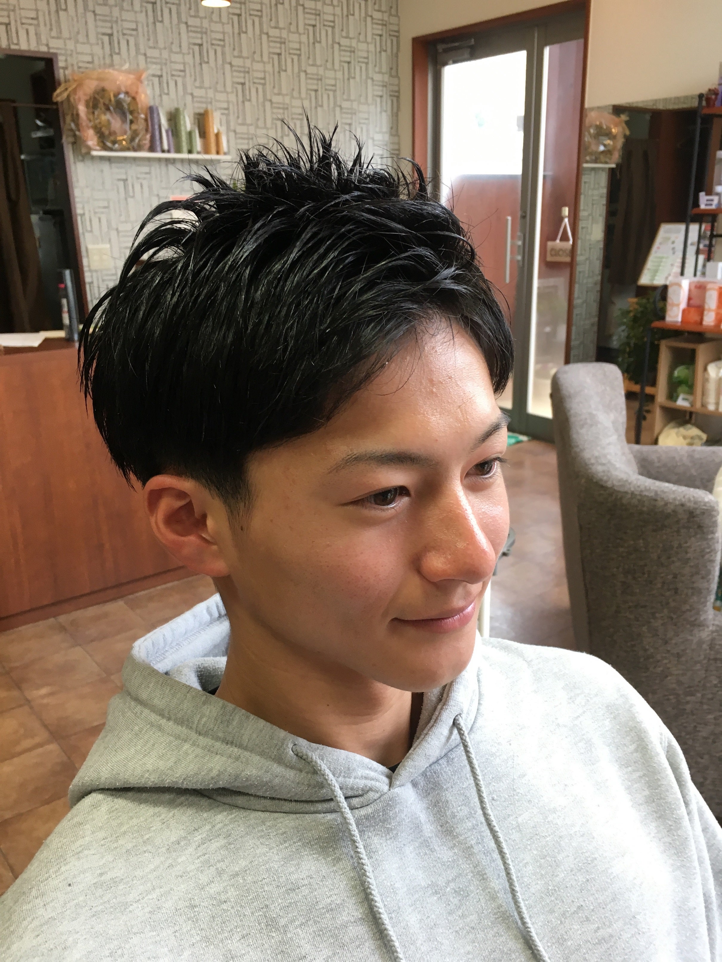 高校生 メンズカット ワイルドベリーショート☆ 徳島市の自然派美容室 Precious(プレシャス)のブログ