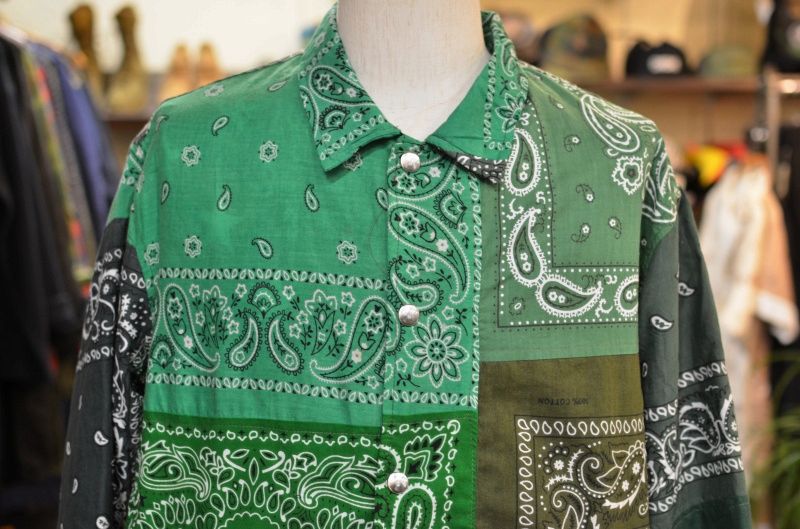 OLD PARK/オールドパーク BANDANA COACH JK 再入荷しました