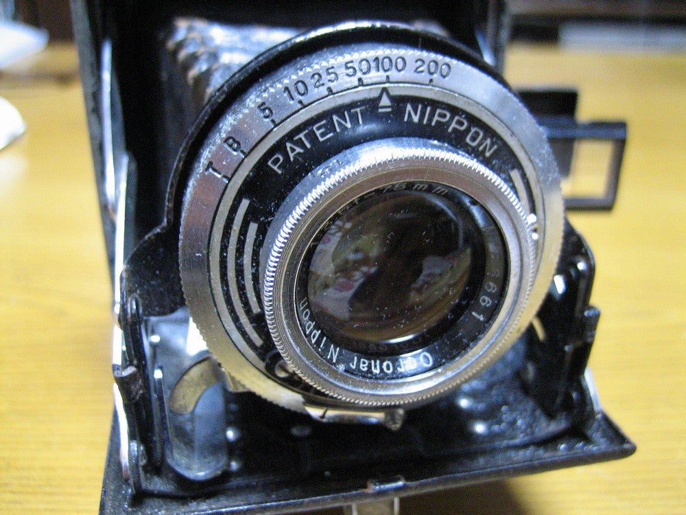 レトロ蛇腹カメラ セミミノルタⅡ改良型 1940年頃 | 路地裏の レトロ蛇腹カメラ セミミノルタⅡ改良型 1940年頃 | 路地裏の