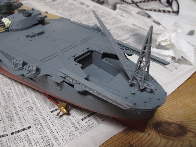 タミヤ 1/350 戦艦大和RC改造④~建造物組み立て | DREAM タミヤ 1/350 戦艦大和RC改造④~建造物組み立て | DREAM