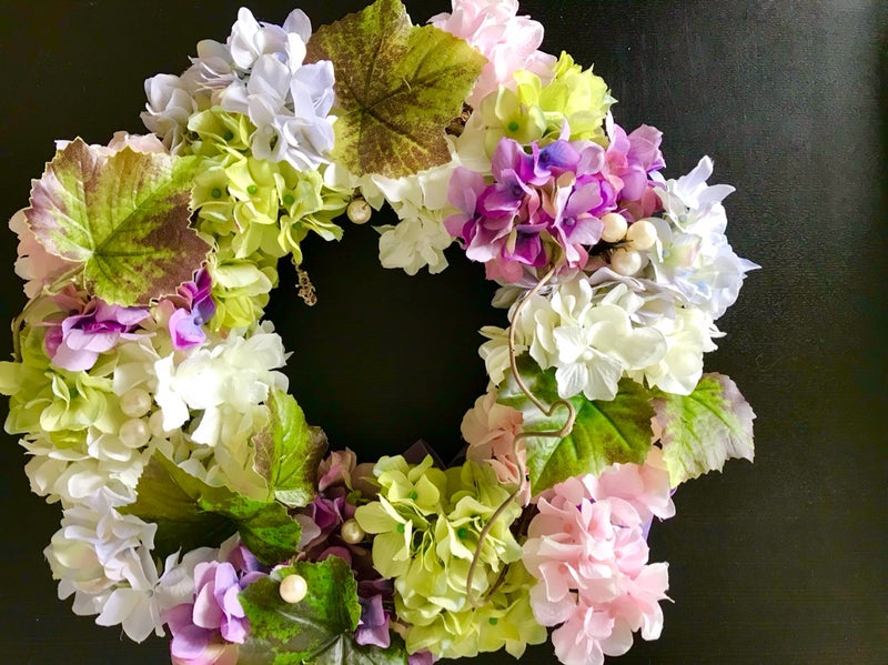6月のお部屋は 紫陽花色のパステルカラーで 花の魔法で心を癒し 私に還る フラワー カラーセラピー 風の花 千葉市