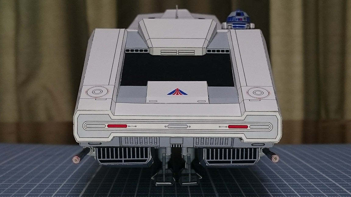 スタースピーダー3000 ペーパークラフト ~完成~ | 模型工房K-702 スタースピーダー3000 ペーパークラフト ~完成~ | 模型工房K-702