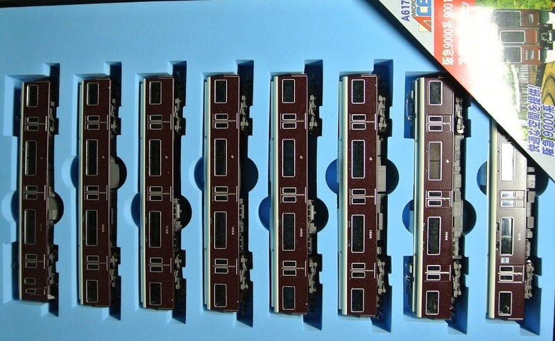 阪急9000系 9001F・宝塚線 8両セット マイクロエース | 犬と楽器と鉄道模型