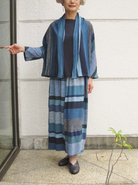 “コットンリネンボーダー”のジャケット＆スカート | 長野ヨーガンレール Jurgen Lehl Nagano