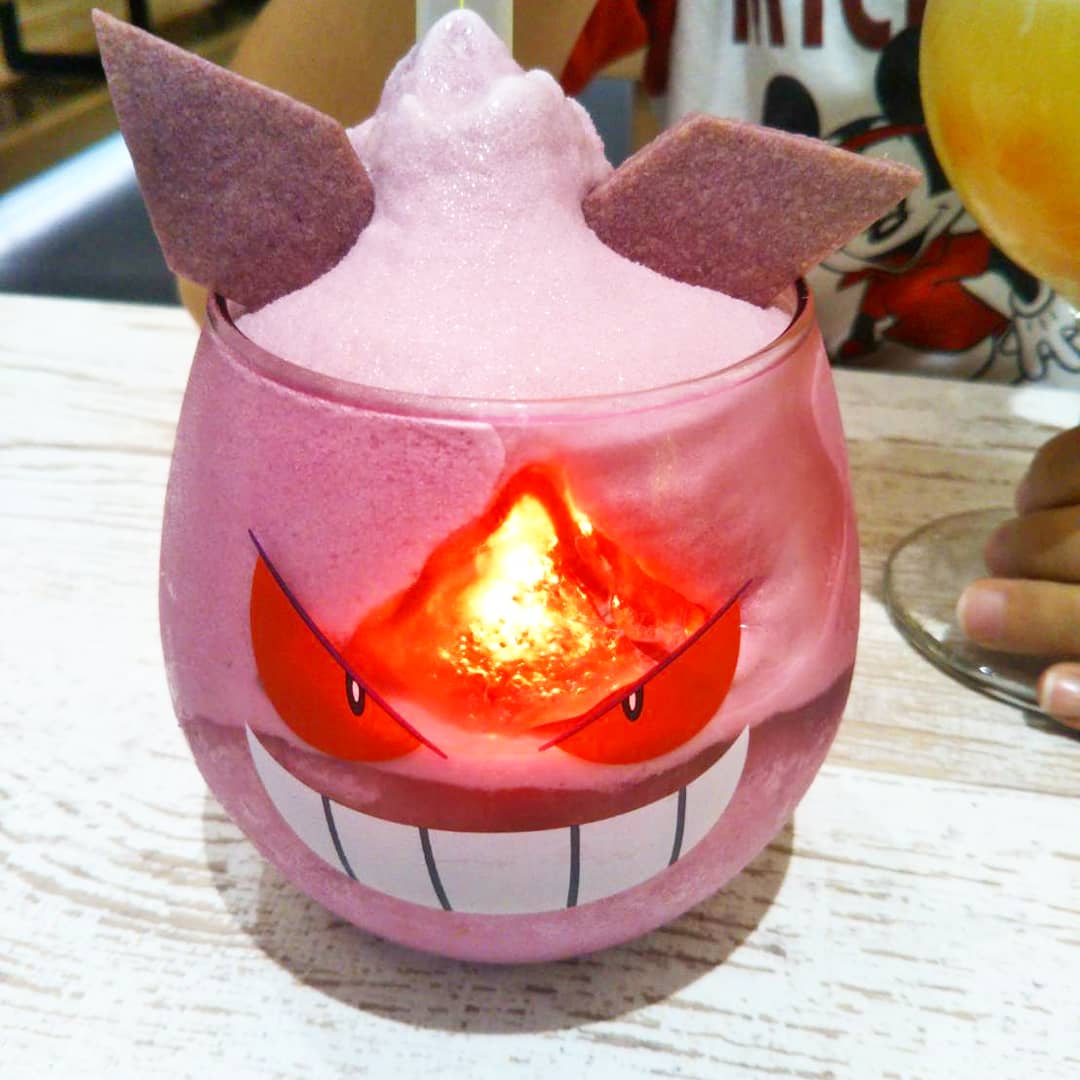 ポケモンカフェ ゲンガーのあやしいひかりスムージー サンダーのフロートドリンク にゃんこのブログ
