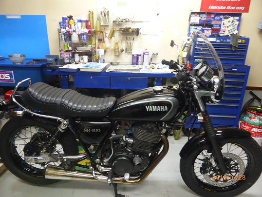 ﾔﾏﾊSR400 車検整備 | ｵｰﾄﾊﾞｲﾒﾝﾃﾅﾝｽのお店 ﾀﾞﾌﾞﾙﾃﾞｨｰﾒﾝﾃﾅﾝｽのﾌﾞﾛｸﾞ