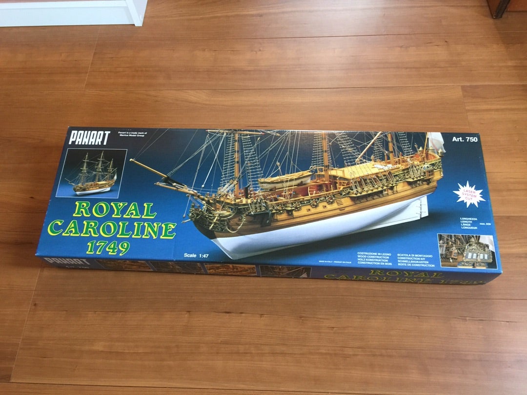 帆船模型 ロイヤルキャロライン 1 仮組み立て | 隊長のブログ