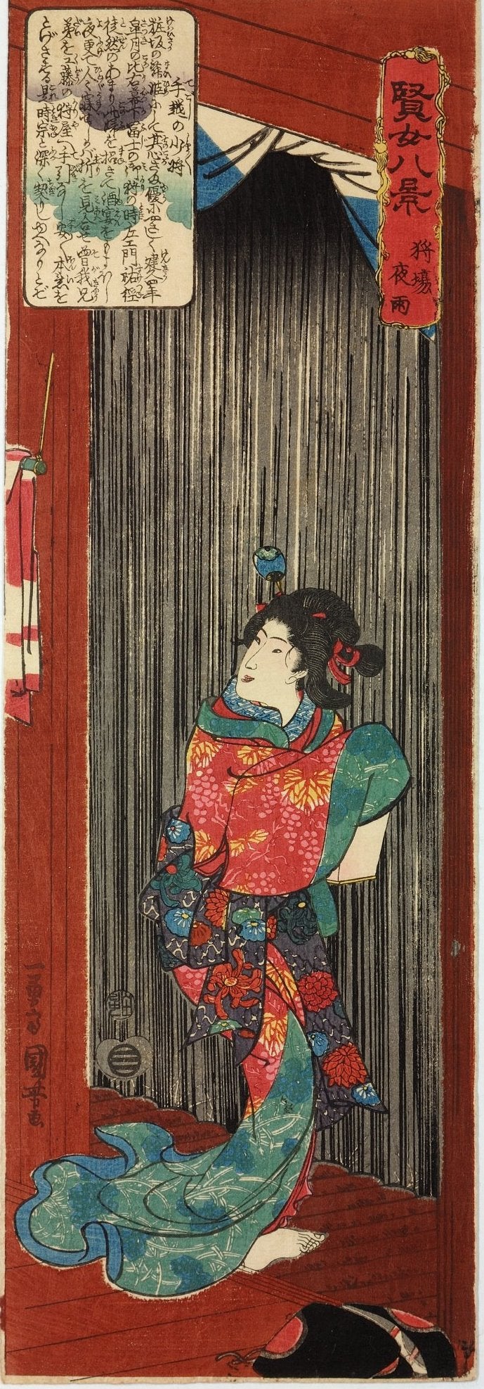 国芳「賢女八景」 | 爺桜のブログ