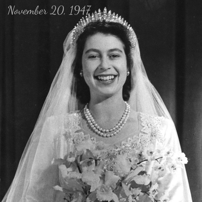 エリザベス女王のロイヤルウェディング 1947年 a Ribbon 世界のロイヤルファミリー