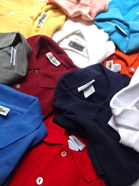 Vintage French Lacoste Polo Shirts