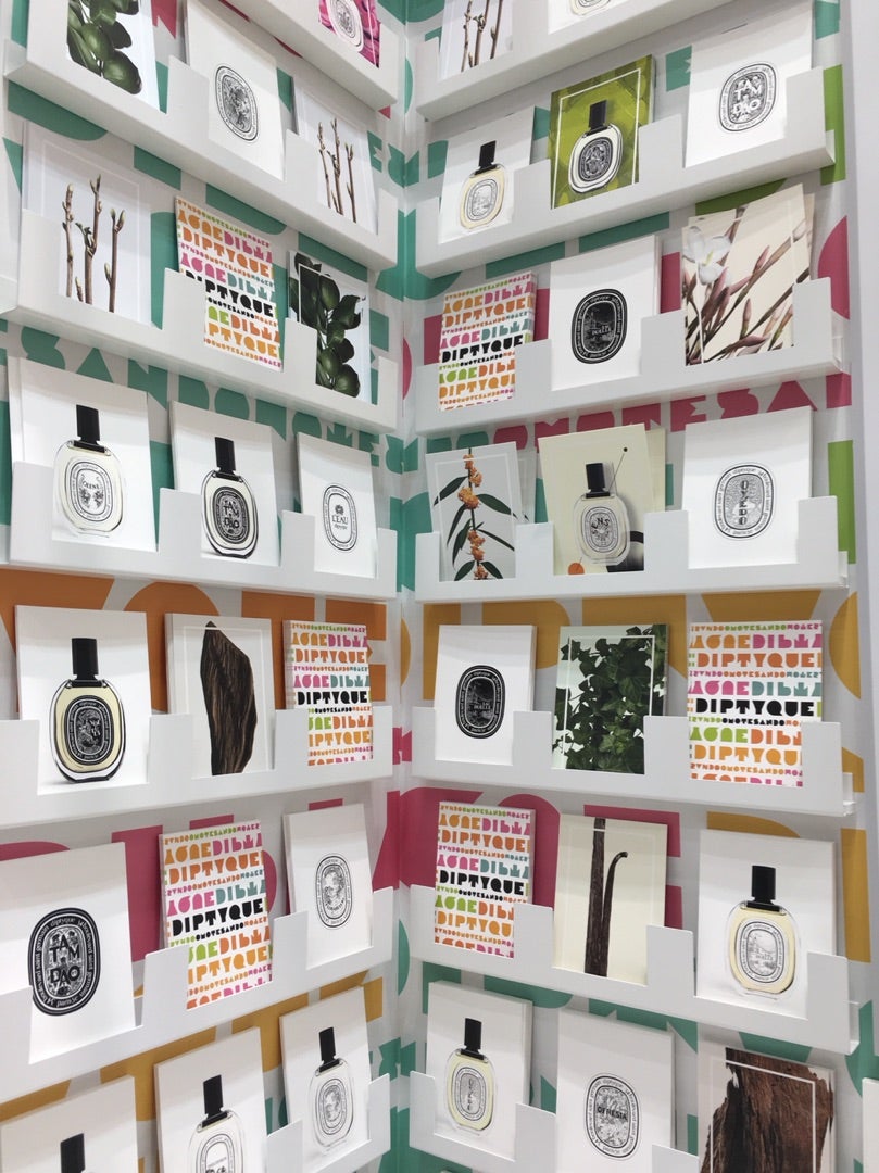 ディプティックのポップアップストアへ 香水の音、アロマの色 diptyque POPUP サンプル