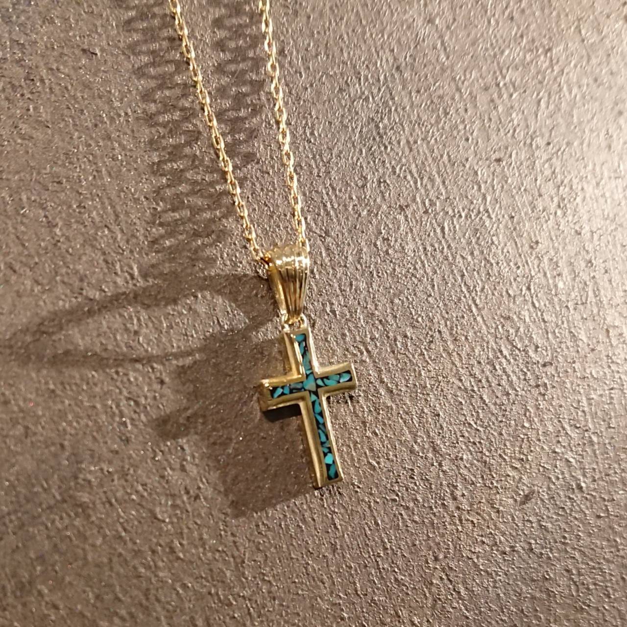 Small Gravity Cross Inlay Necklace | S.O.S fp Staff Blog