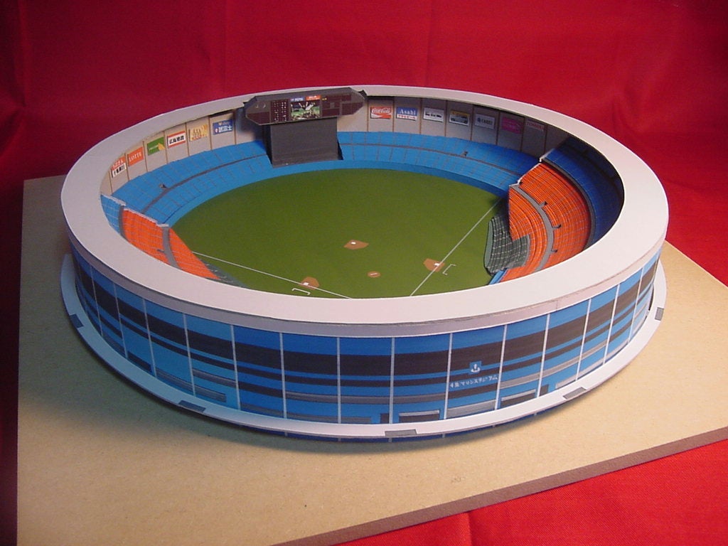 千葉マリンスタジアムの建築模型(大型) | ☆ボールパーク 千葉マリンスタジアムの建築模型(大型) | ☆ボールパーク