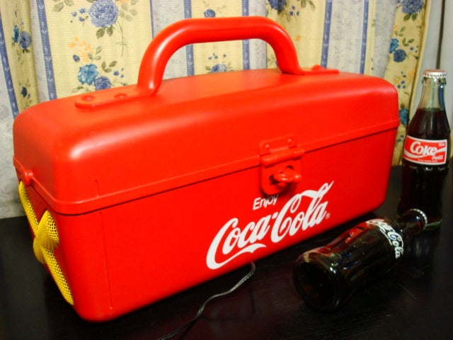 １９９７年 コカコーラ 懸賞当選品 コカコーラ 真っ赤なCDラジカセ 