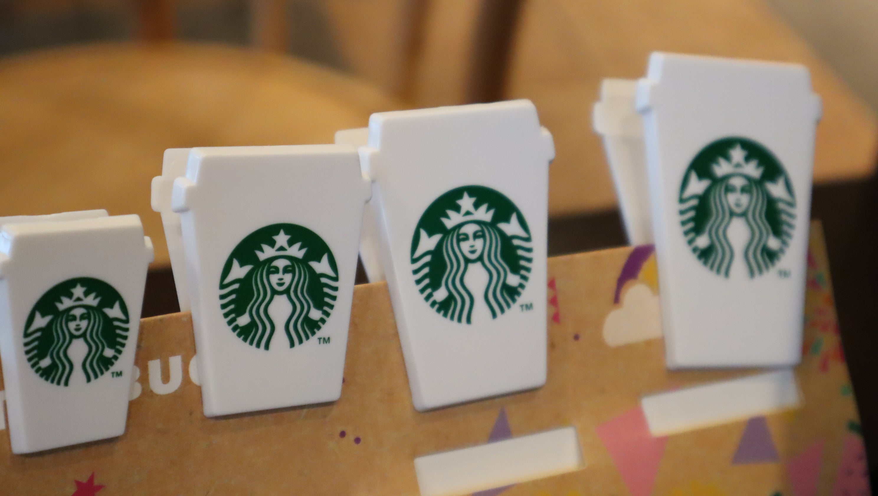 スタバ新作 購入品 カップ型のクリップ4個のセット | 華麗なるスタバマダム