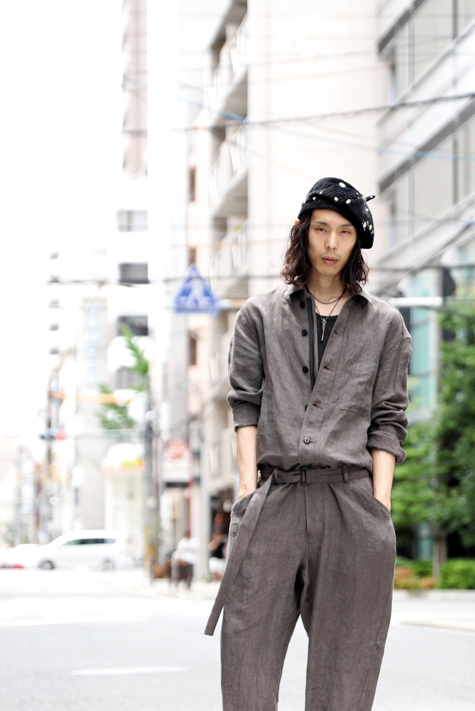 Isamu Katayama Backlash Summer Linen All in one. | LOOM OSAKA