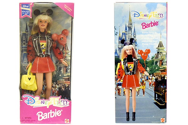 Barbie バービー日本のおもちゃr USエクケートズ（1??998） デニムコートと帽子を備えたストライプショートドレス 『会員限定セール』 