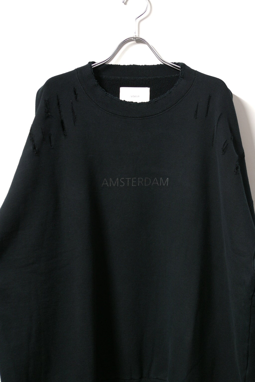stein(シュタイン)/OVERSIZED REBUILD SWEAT LS/Black 通販 取り扱い ...