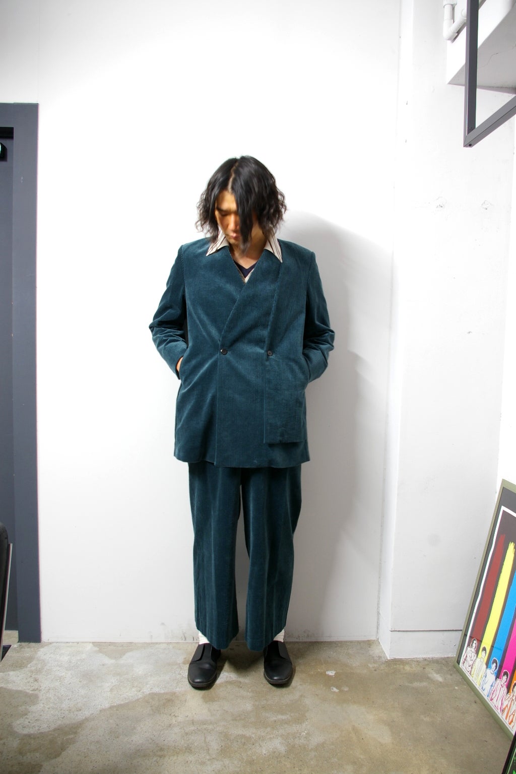 ETHOSENS(エトセンス)/Colorless layer jacket/Green 通販 取り扱い 
