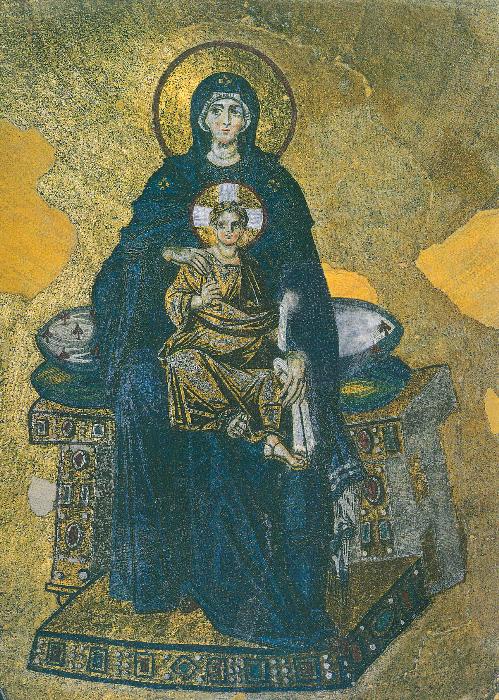 聖母マリア像の変遷にみる絵画史-第２章：ビザンティン美術 | 想像上の 