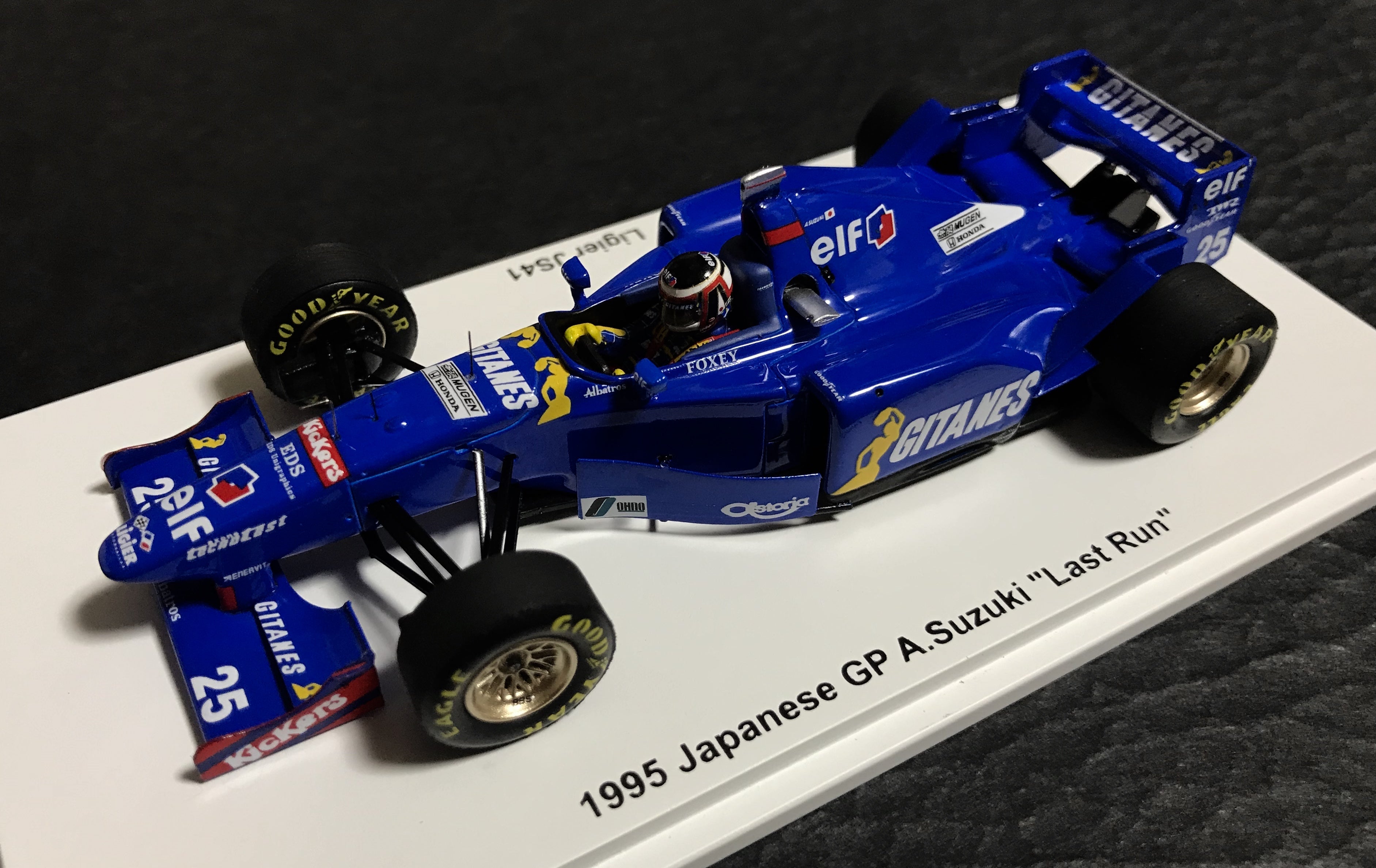 1995 リジェ JS41 #25 鈴鹿 F-1 ラストラン | エイトプリンのミニカー 