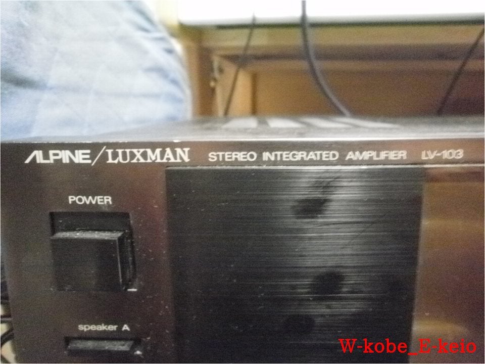 ALPINE/LUXMAN LV-103到着→修理へ | Hi-Fi アナログオーディオ記 ALPINE/LUXMAN LV-103到着→修理へ | Hi-Fi アナログオーディオ記