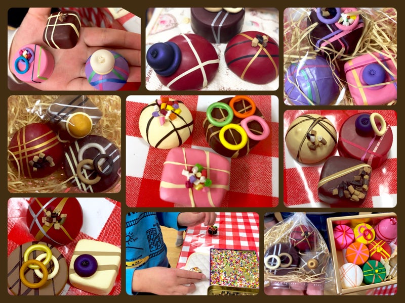 風船で『チョコレート作り』 | バルーンフラワーふる〜るのブログ