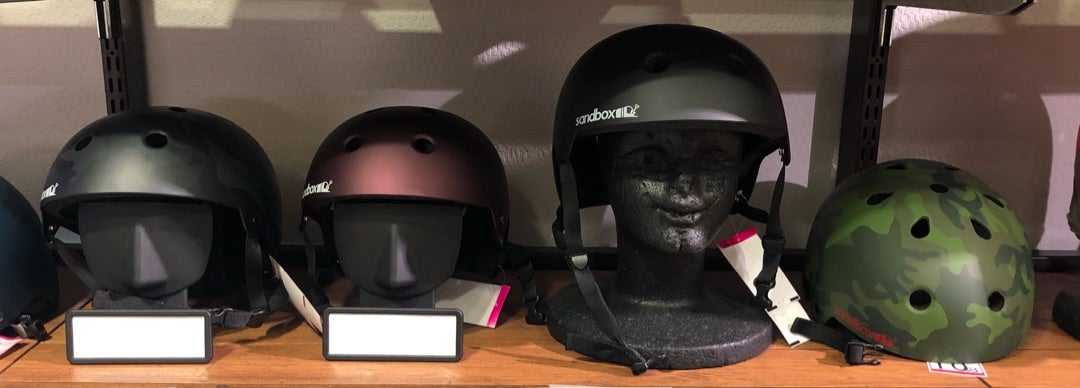 代引不可】 SANDBOX サンドボックス スノーボードヘルメット オフトレ 