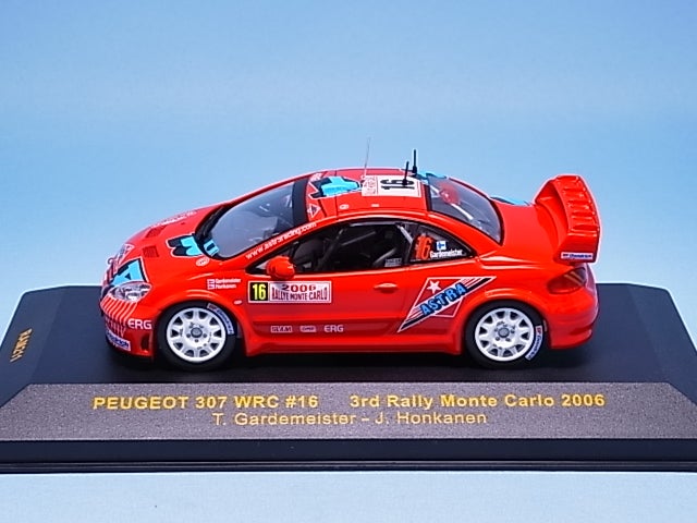 IXO ALTAYA PEUGEOT 307 WRC #16 MONTE CARLO 2006 1:43 
