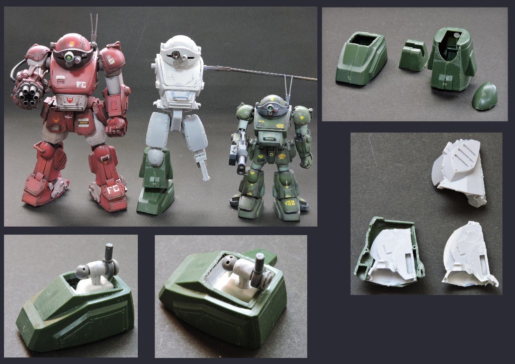 装甲騎兵ボトムズ 1/24マーシィドッグ作成計画 ~その2 組立て 装甲騎兵ボトムズ 1/24マーシィドッグ作成計画 ~その2 組立て