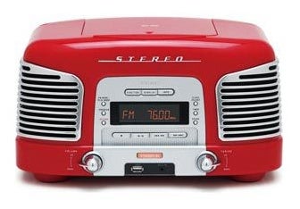 1950年代アメリカンスタイルのデザインがカッコイイ FM・AMラジオ付