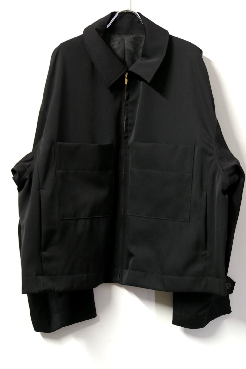 steinシュタイン/OVER SLEEVE DRIZZLER JACKET/Black 通販 取り扱い
