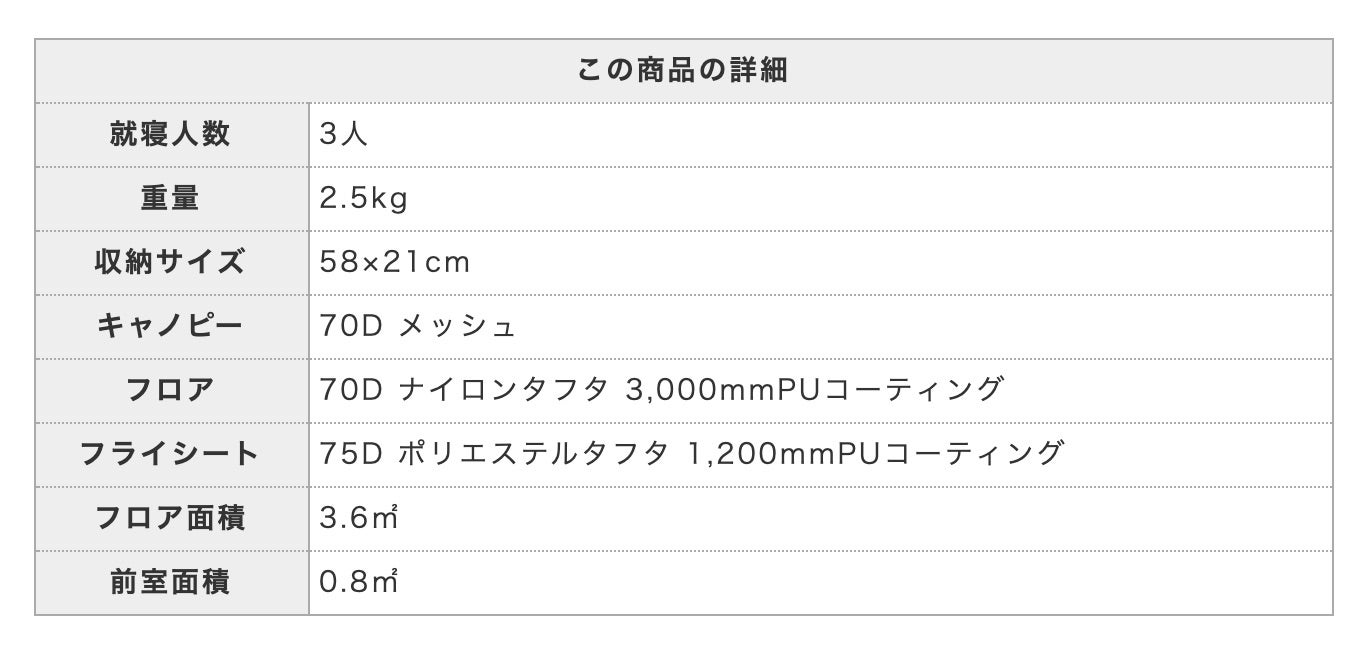 フットプリント&ギアロフト付き!ノースフェイスのダブルウォール