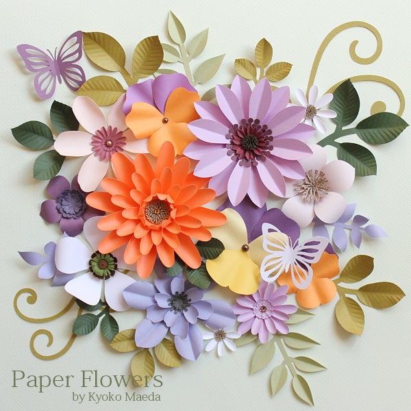 平面的なペーパーフラワー 第3弾 | Paper Flowers 〜ペーパーフラワー 