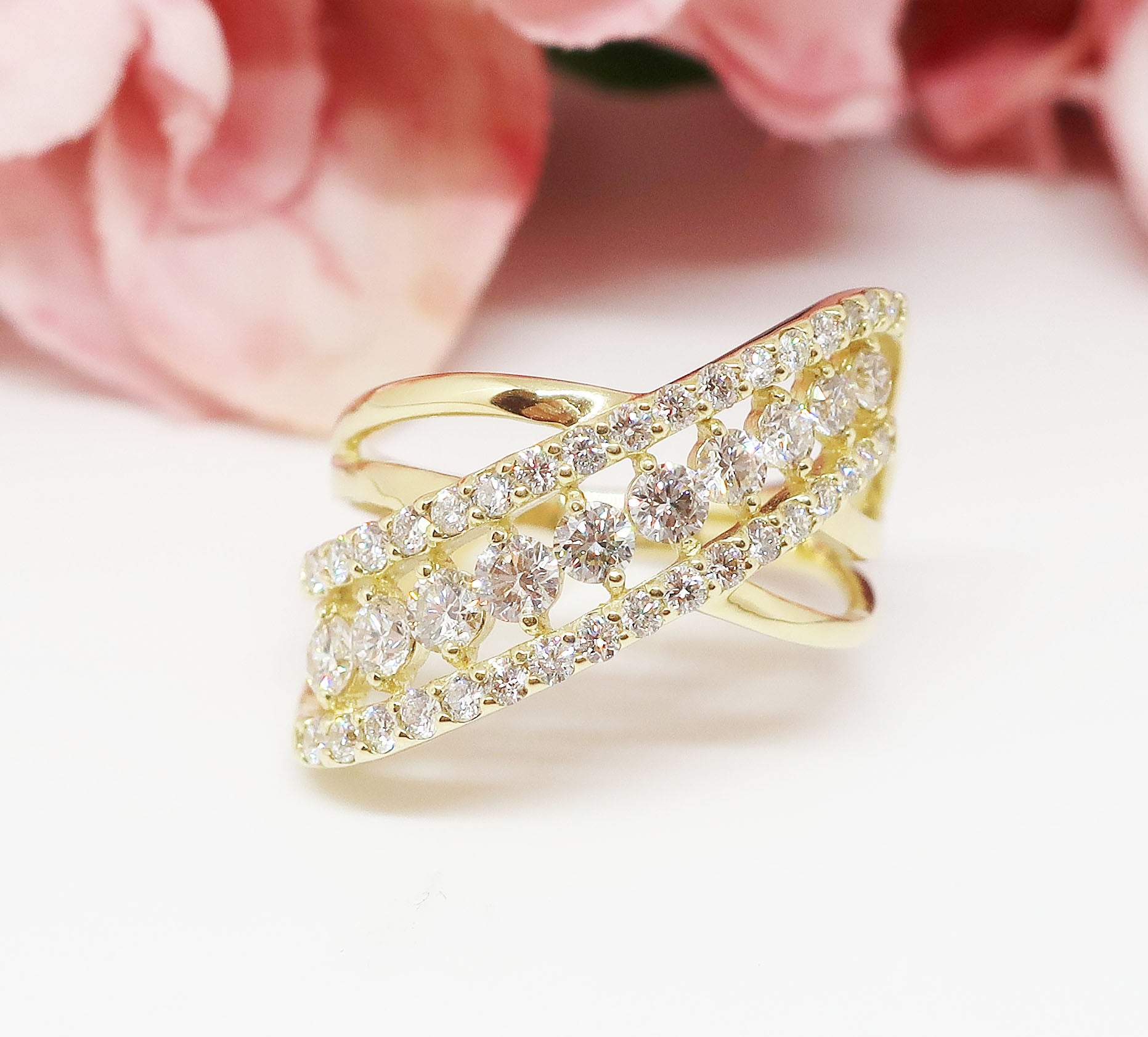 人気デザインの１カラットのダイヤモンドリング | 銀座ジュエリー 