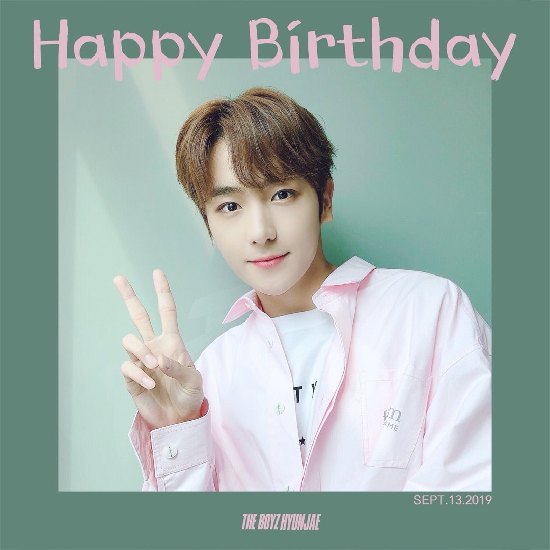 THE BOYZ ヒョンジェ 9.13センイル | KPOPとKOREA.OKINAWA