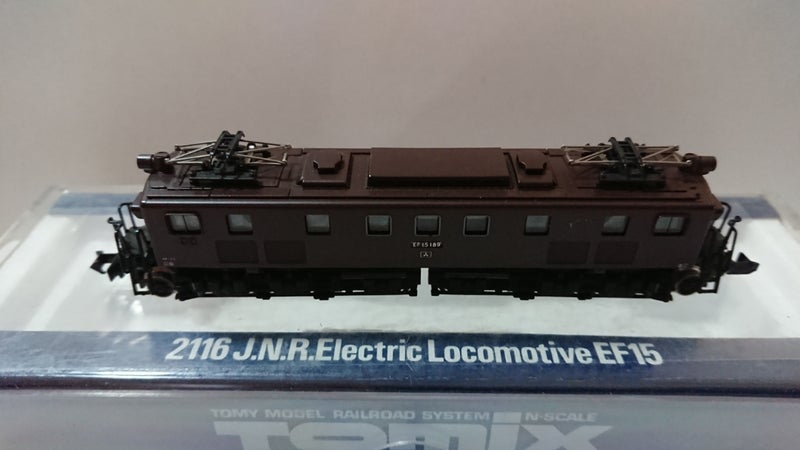 ＴＯＭＩＸ ２１１６ 国鉄ＥＦ１５（最終）形電気機関車が着弾。【鉄道模型】 | 毎日書かない業務日報