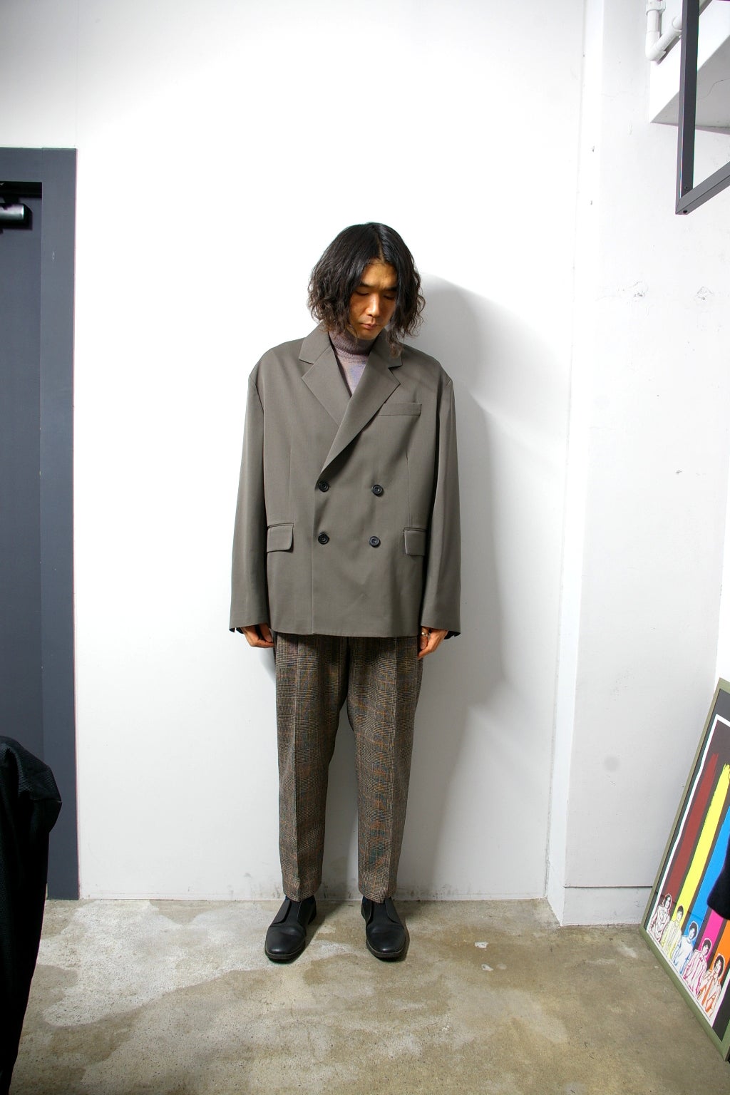 stein(シュタイン)/OVERSIZED DOUBLE BREASTED JACKET/BR 