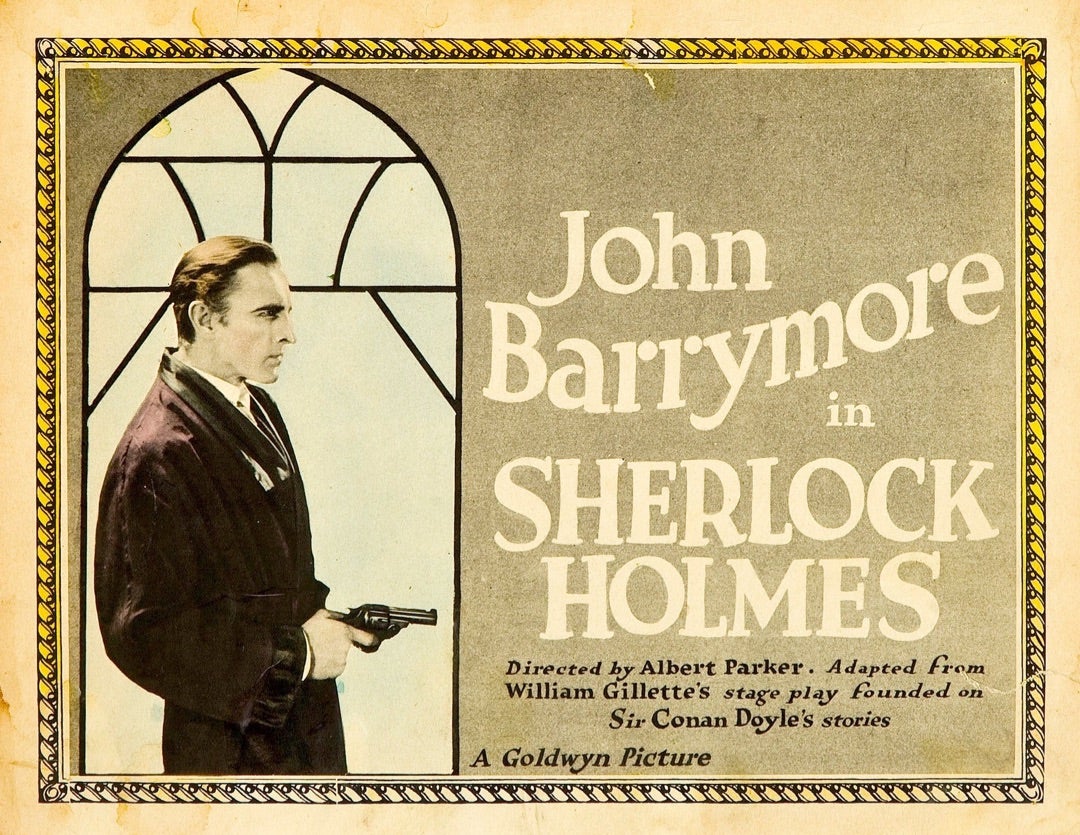 ジョン バリモア シャーロック ホームズ 1922 映像作家 大木ミノル 公式ブログ
