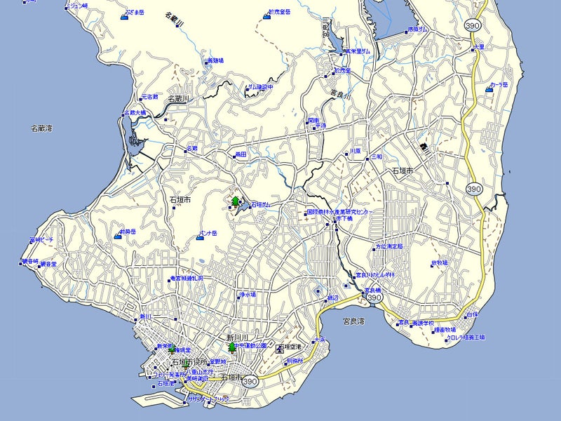 石垣島 Garmin ガーミン Gps用 地形図 日本地図
