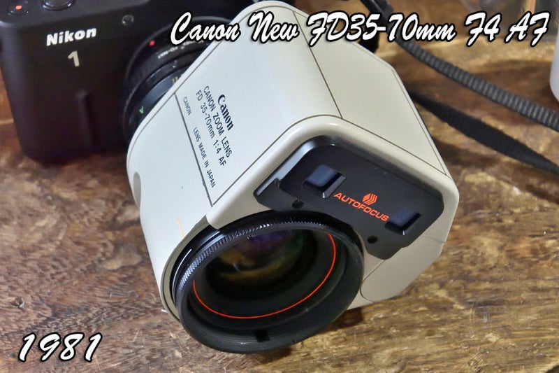 キャノン 「Canon New FD35-70mm F4 AF」 分解・清掃・作例 | ヨッシーハイムannex
