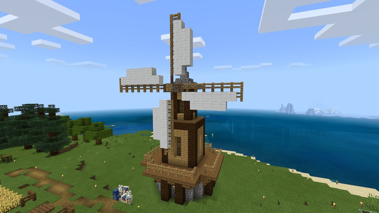 Minecraft Switch 小さな風車の作り方 福松荘119号室