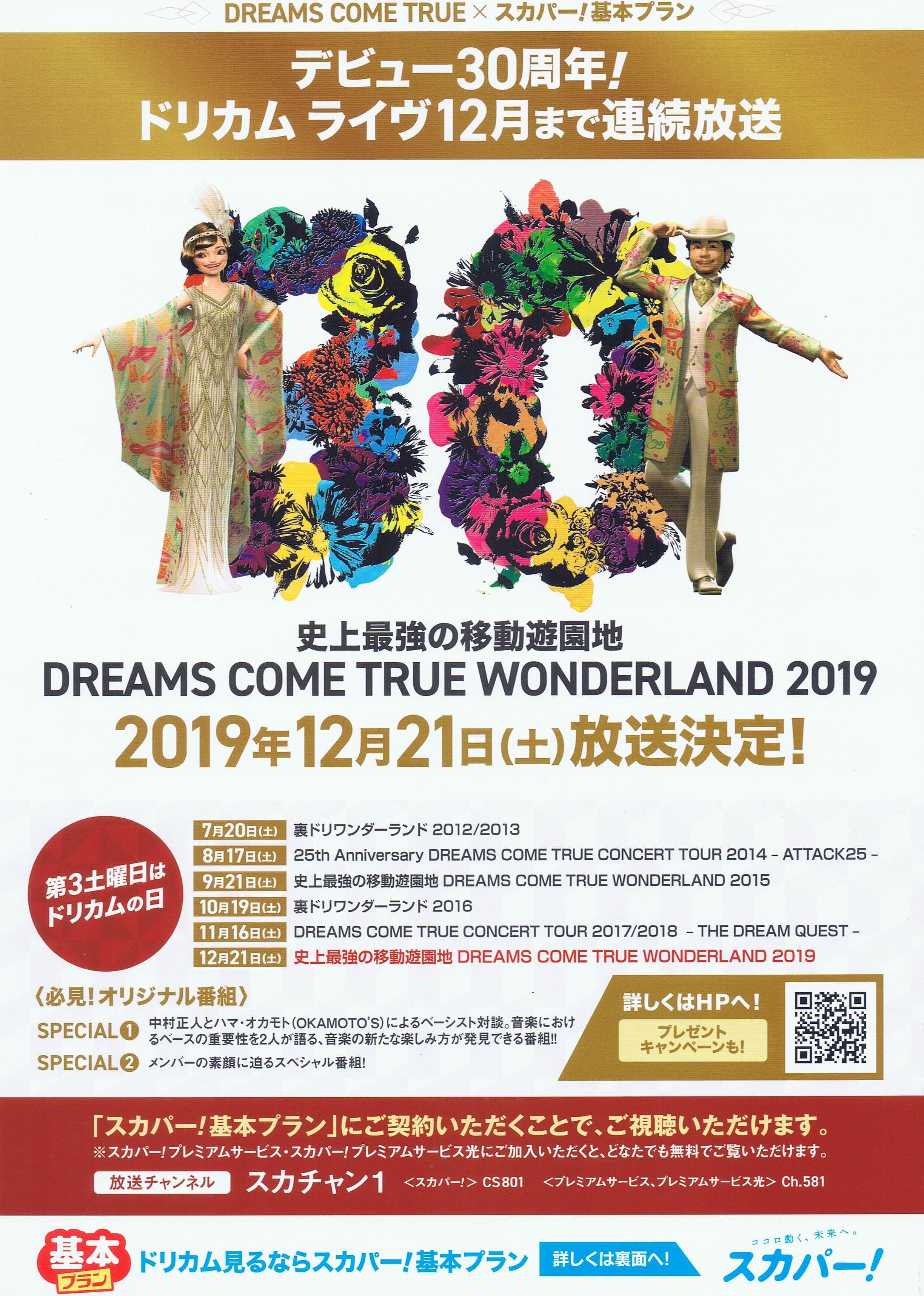 史上最強の移動遊園地 DREAMS COME TRUE WONDERLAND 2019＠大阪